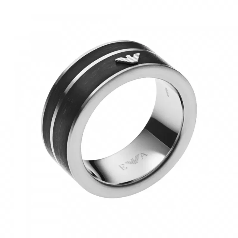 Emporio Armani Men’s Stainless Steel Ring EGS2032040-9