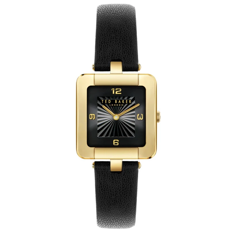 Ted Baker Mayse Black Dial Leather Strap Ladies Watch BKPMSS301
