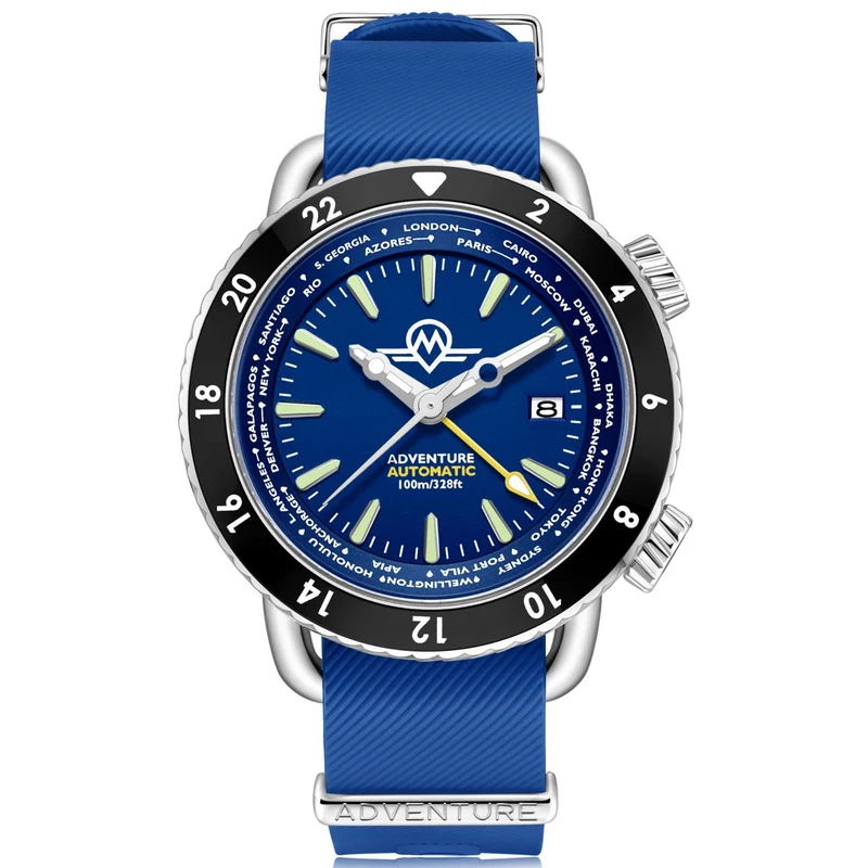 Monro Adventure Deep Sea Blue Dial Automatic Men's Watch MA-2