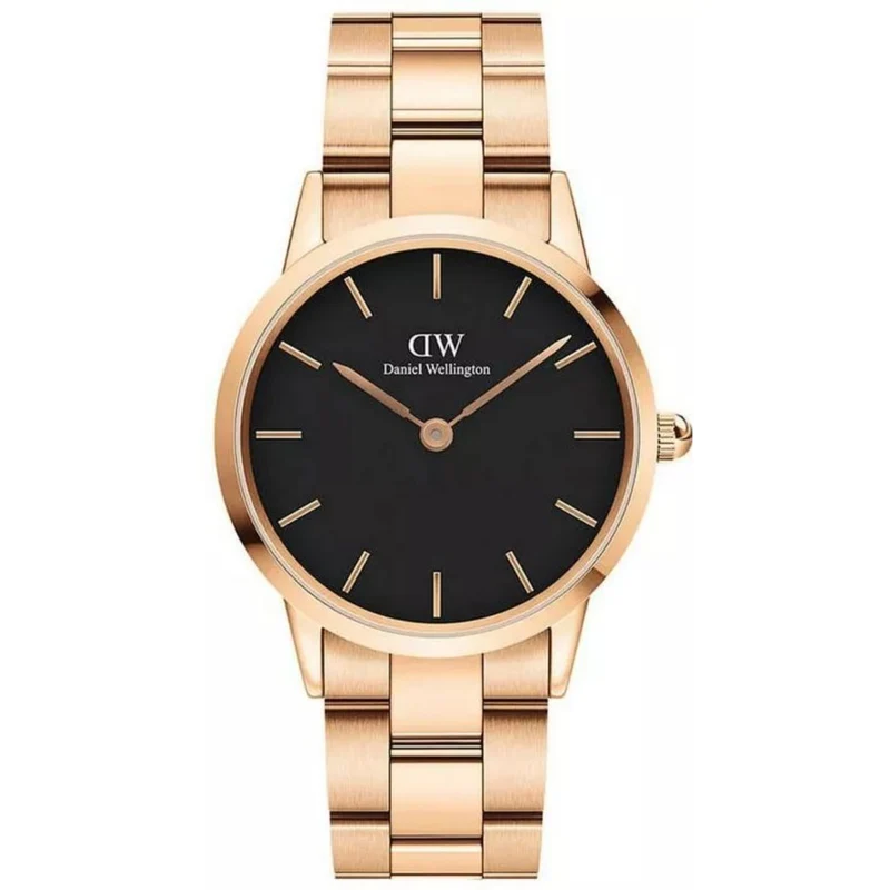 Daniel Wellington Iconic 32mm Black Dial Steel Mens Quartz Watch DW00100212