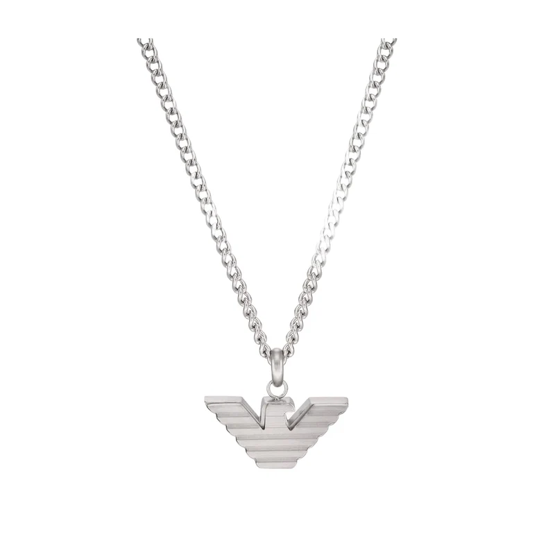 Emporio Armani Stainless Steel with Polished Finish Pendant Necklace EGS2916040