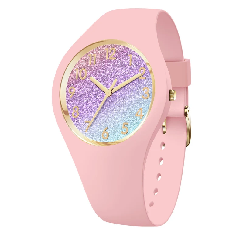 ICE Glitter Pink Cosmic 3H Silicone Strap Analog Women’s Watch S31 022569