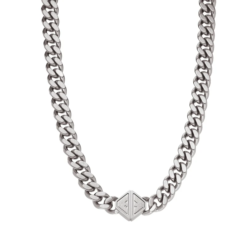 Emporio Armani Stainless Steel Chain Men’s Necklace EGS3131040