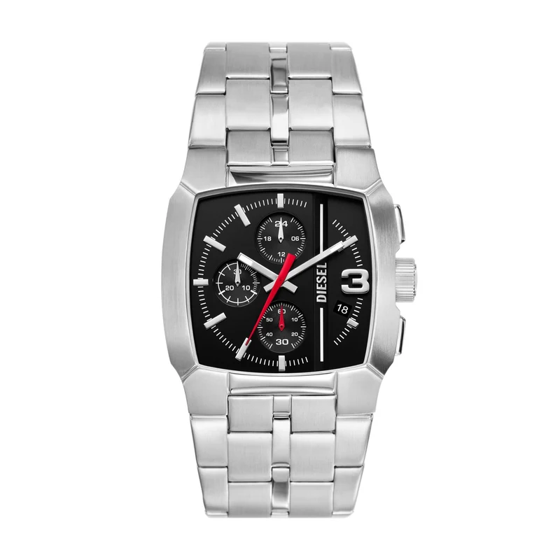 Diesel Cliffhanger 40mm Chronograph Black Dial Steel Mens Quartz Watch DZ4661