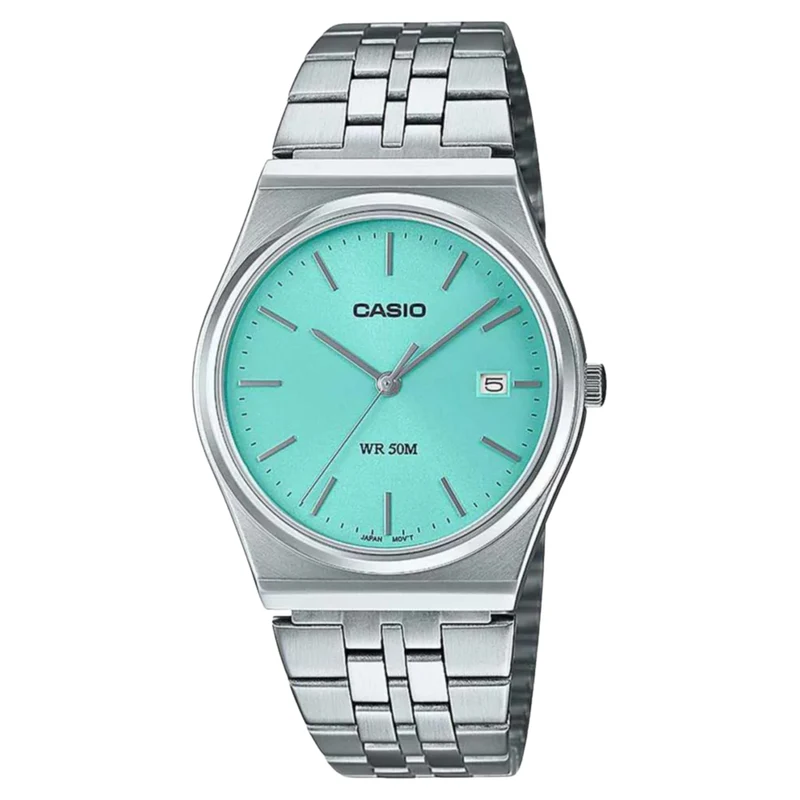 Casio Quartz ‘Tiffany’ Blue Dial Dial Steel Watch MTP-B145D-2A1VEF
