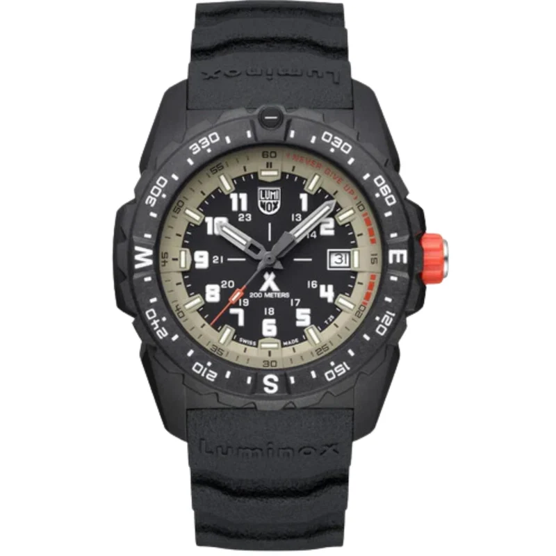 Luminox Bear Grylls Survival Quartz Black Dial Black Silicone Strap Men's Watch XB.3731