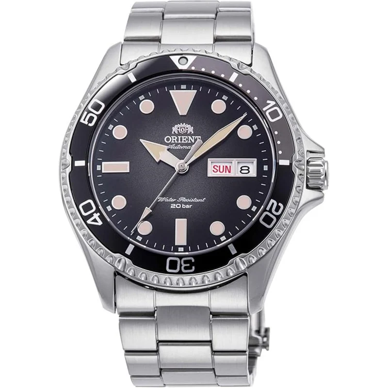 Orient Mako 42mm Grey Dial Steel Mens Automatic Watch RA-AA0810N19B