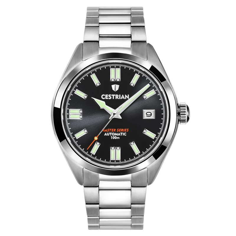 Cestrian Master Series Grey Dial Steel Bracelet Automatic Men's Watch CM911B0660V1