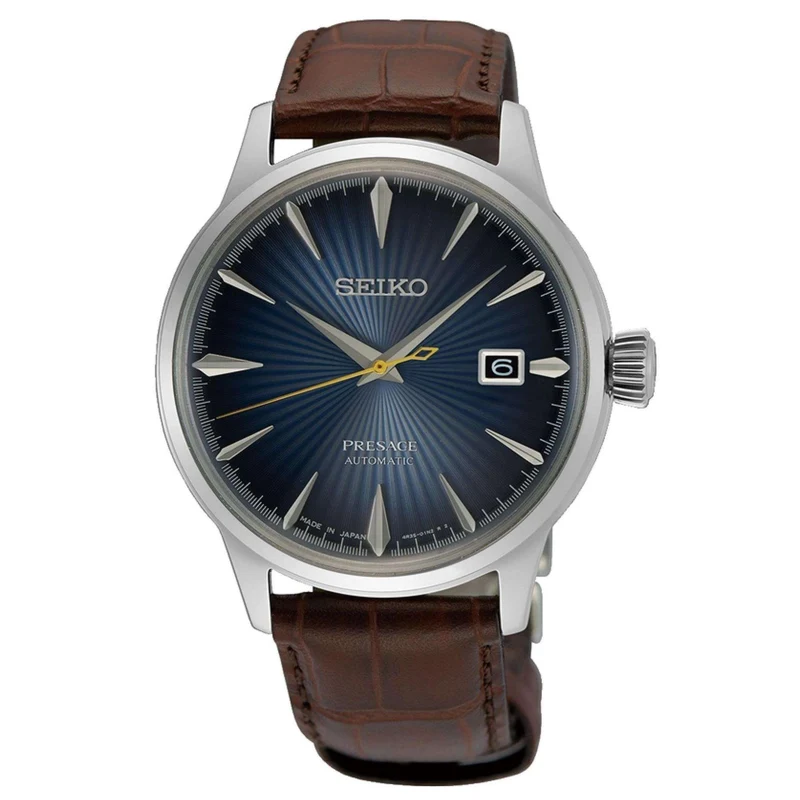 Seiko Presage Cocktail Time 'Midnight Blue Moon' Blue Dial Men's Watch SRPK15J1