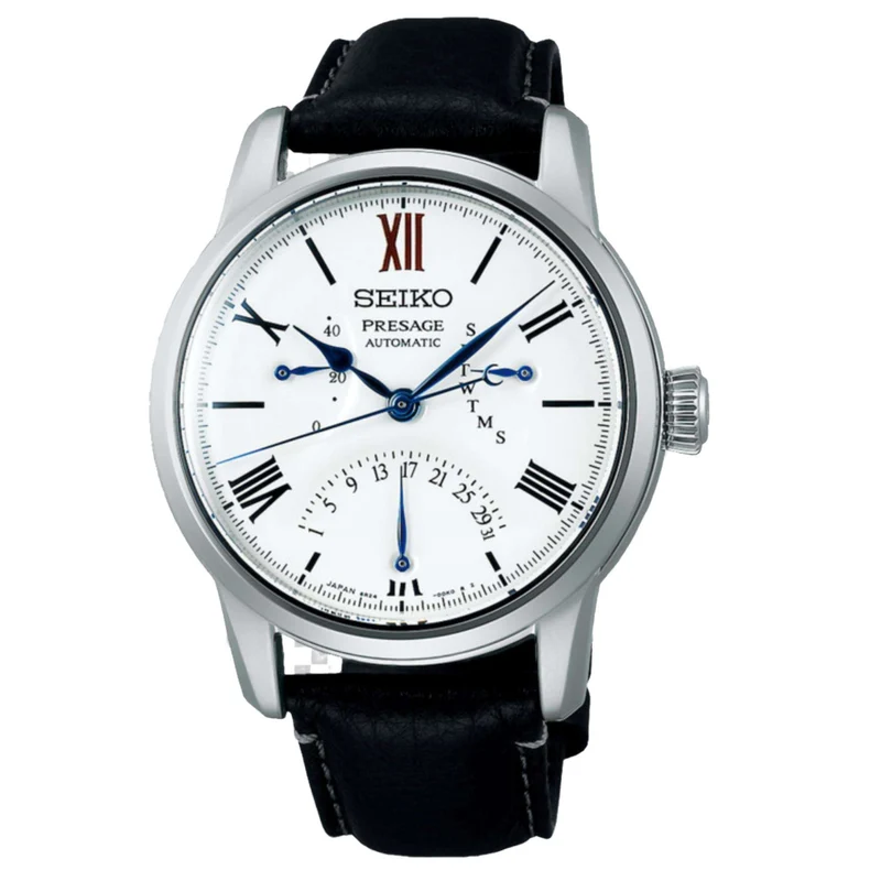 Seiko Presage "Laurel Enamel" 110th Anniversary Limited Edition Automatic White Dial Men's Watch SPB393J1