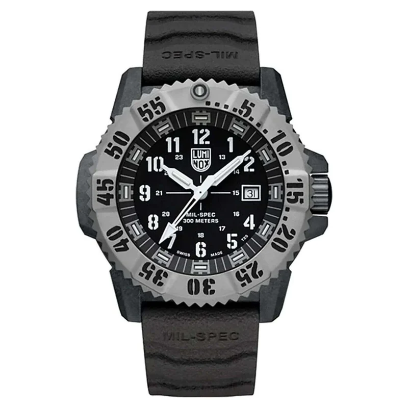 Luminox MIL-SPEC 46mm Black Dial Rubber Mens Quartz Watch XL.3351.SET