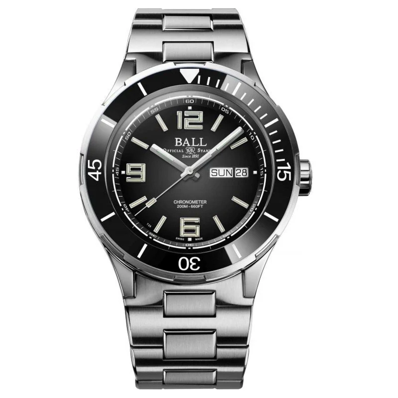BALL Roadmaster Archangel 40mm Black Dial Automatic Mens Watch DM3030B-S12CJ-BK