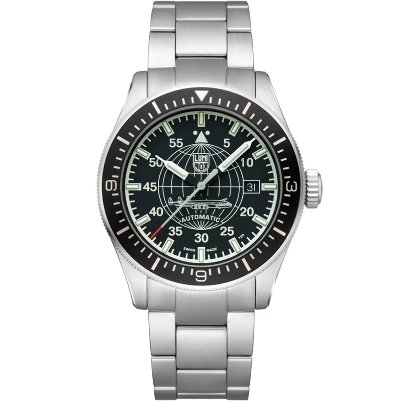 Luminox Constellation 9600 Series 42mm Black Dial Steel Mens Autromatic Watch XA.9601.M