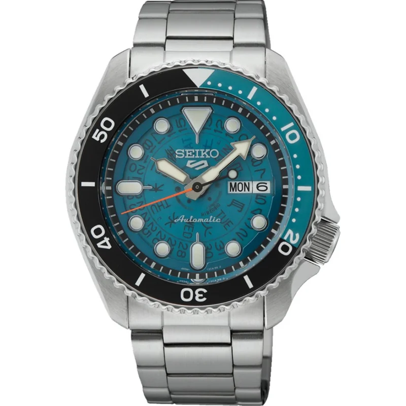 Seiko 5 Sports Automatic Blue Dial Stainless Steel Men's Watch SRPJ45K1