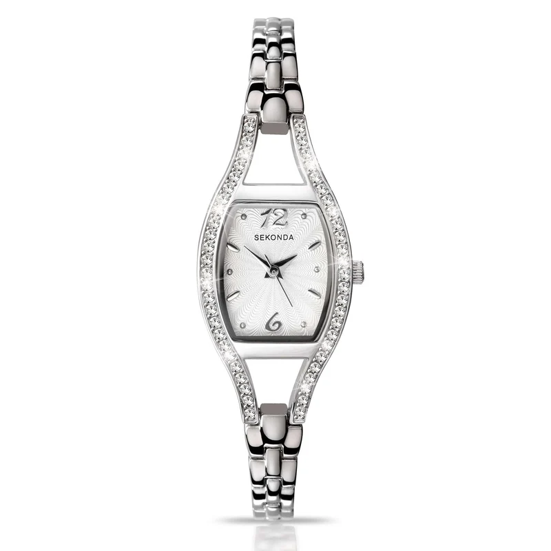 Sekonda Dress Quartz Silver Dial Stainless Steel Bracelet Ladies Watch 4191