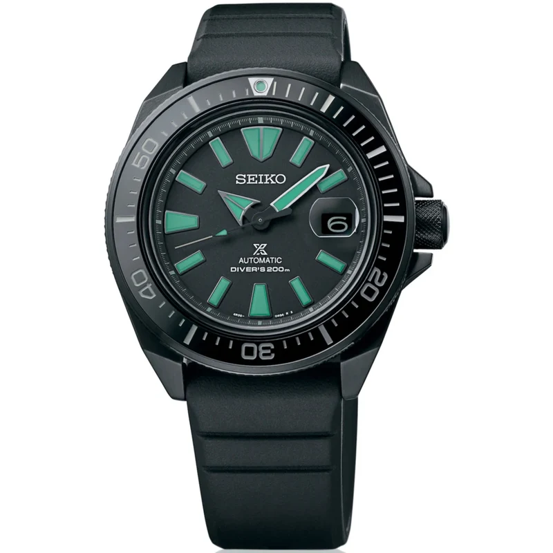 Seiko Prospex Black Series 'Night Vision' King Samurai Automatic Limited Edition Watch SRPH97K1