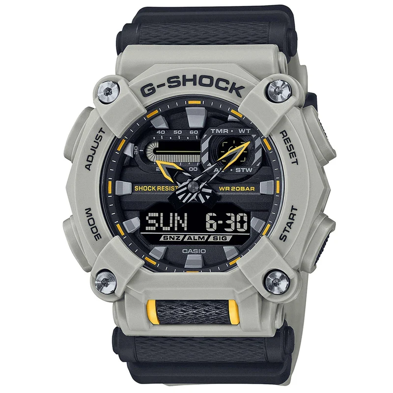 Casio G-Shock Quartz Black Dial Black Strap Men's Watch GA-900HC-5AER