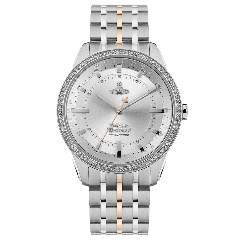 Vivienne Westwood East End Quartz Silver Dial Stainless Steel Bracelet Ladies Watch VV262WSSR