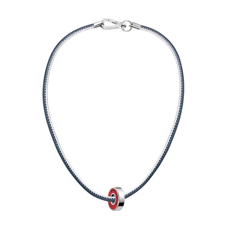 Calvin Klein Two-Tone Leather Necklace Ladies Jewellery KJJBRN090100