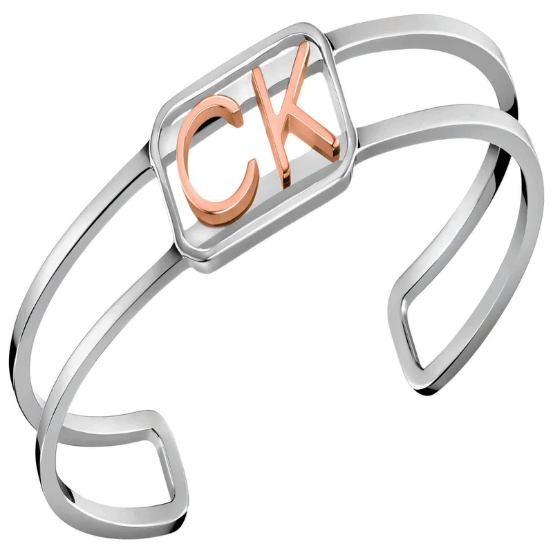 Calvin Klein Dashing Stainless Steel Open Bangle Ladies Jewellery KJDSPF20010M