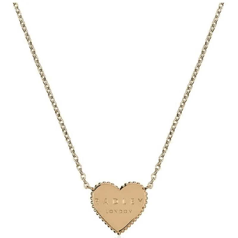 Radley Jewellery Sterling Silver Gold Plated Heart Necklace RYJ2132