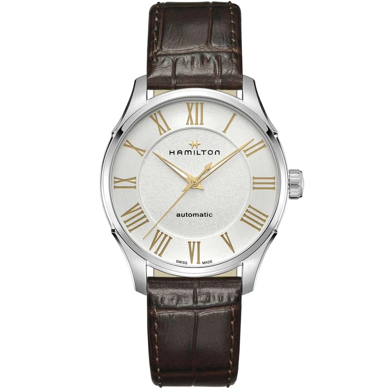 Hamilton Jazzmaster Automatic White Dial Brown Leather Strap Men's Watch H42535550