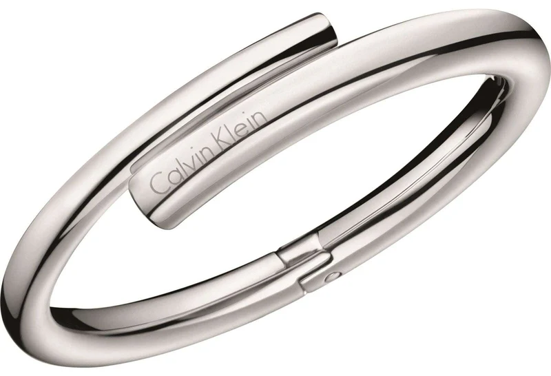 Calvin Klein Silver Stainless Steel Ladies Scent Bangle KJ5GMD00010S