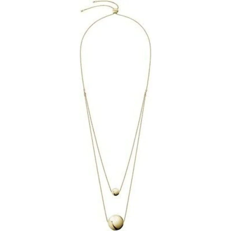Calvin Klein Unpaired Gold PVD Plated Pendant Necklace KJ9VJN100100