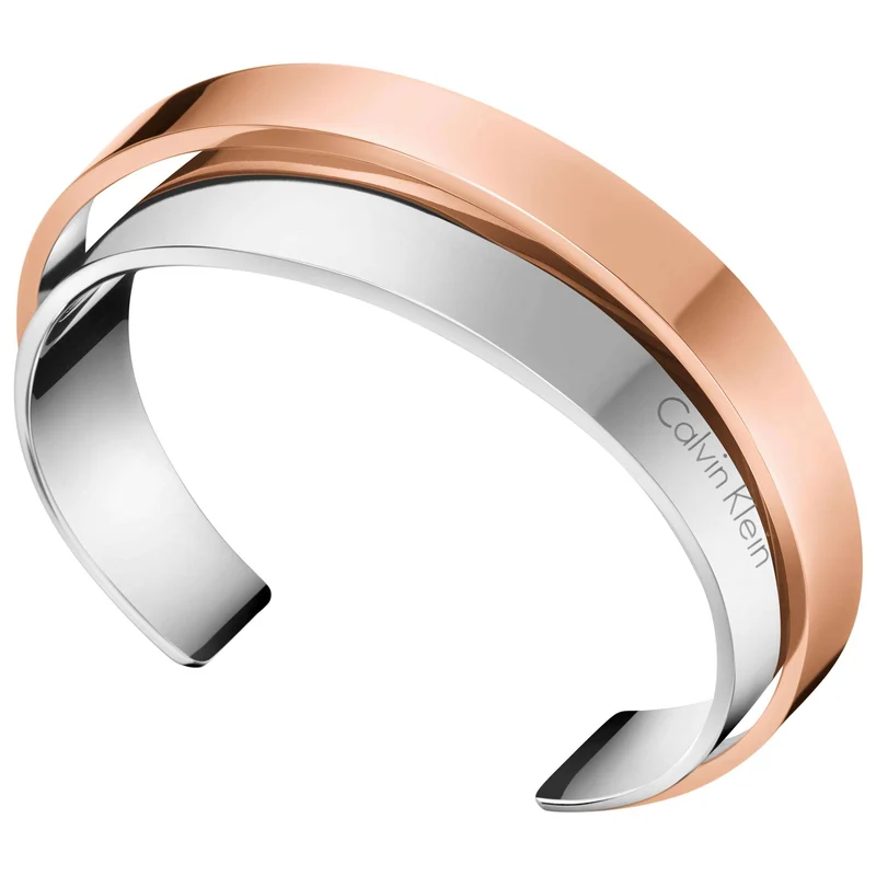 Calvin Klein Stainless Steel Two-Tone Bangle KJ5ZPF20010S