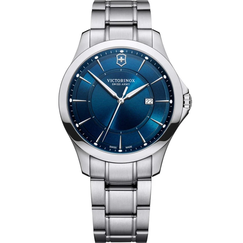 Victorinox Alliance 40mm Blue Dial Steel Mens Quartz Watch 241910