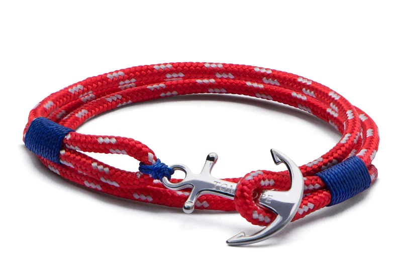 Tom Hope Sterling Silver Arctic 3 Bracelet Medium TM0012