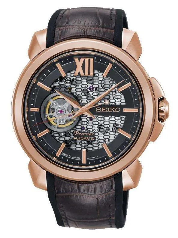 Seiko Premier Novak Djokovic Limited Edition Black Dial Men’s Watch SSA374J1