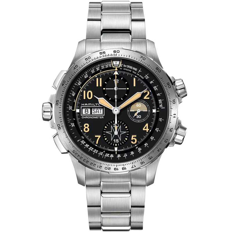 Hamilton Khaki Aviation 45mm Limited Edition Black Dial Steel Mens Automatic Watch H77796135