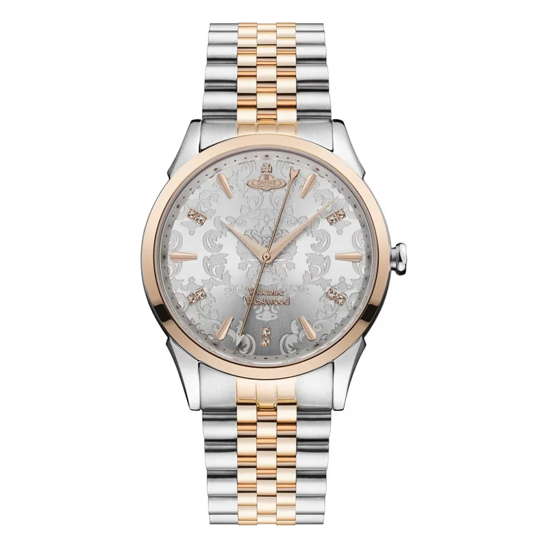Vivienne Westwood Wallace Quartz Silver Dial Steel Strap Women's Watch VV208RSSL