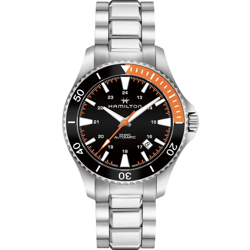 Hamilton Khaki Navy 40mm Black Dial Steel Mens Automatic Watch H82305131