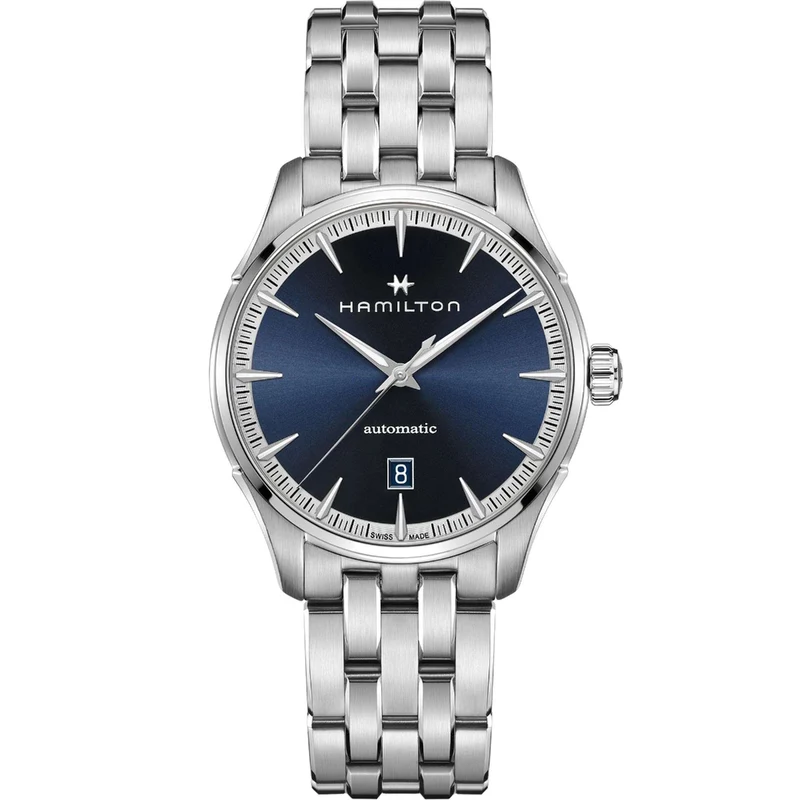 Hamilton Jazzmaster 40mm Blue Dial Steel Mens Automatic Watch H32475140