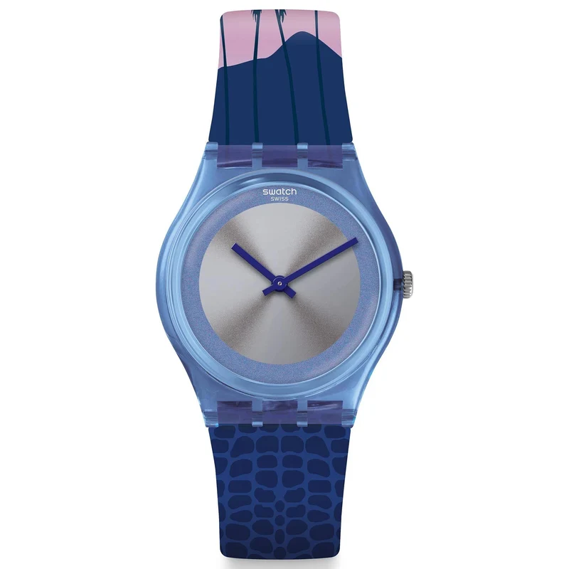 Swatch James Bond Licence To Kill 1989 Limited Edition Grey Dial Silicone Strap Unisex Watch GZ328