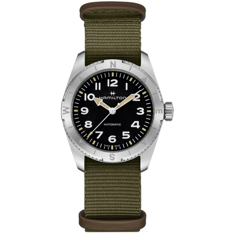 Hamilton Khaki Field Expedition 37mm Black Dial NATO Mens Automatic Watch H70225931