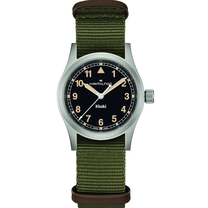 Hamilton Khaki Field 33mm Black Dial NATO Quartz Watch H69301930