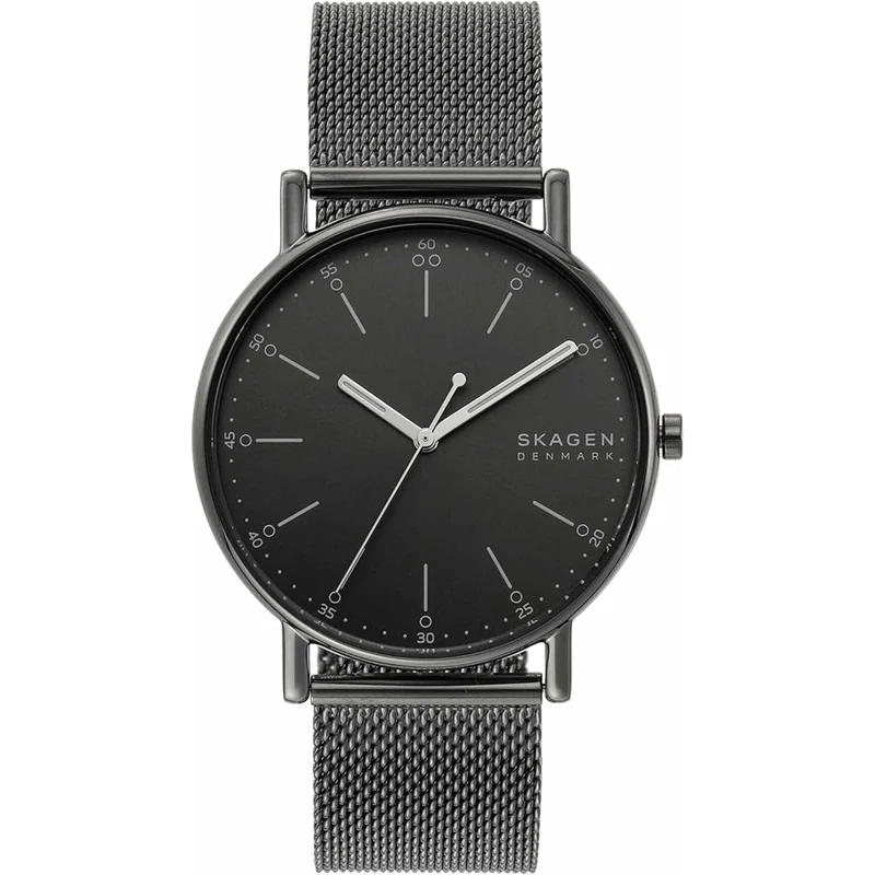 Skagen Signatur Grey Steel Mesh Strap Grey Dial Men’s Watch SKW6577