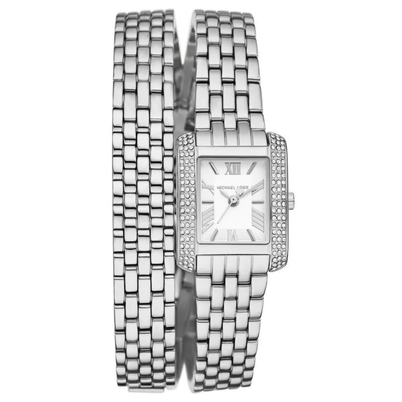 Michael Kors Emery Quartz Silver Dial Steel Strap Women’s Watch MK4834