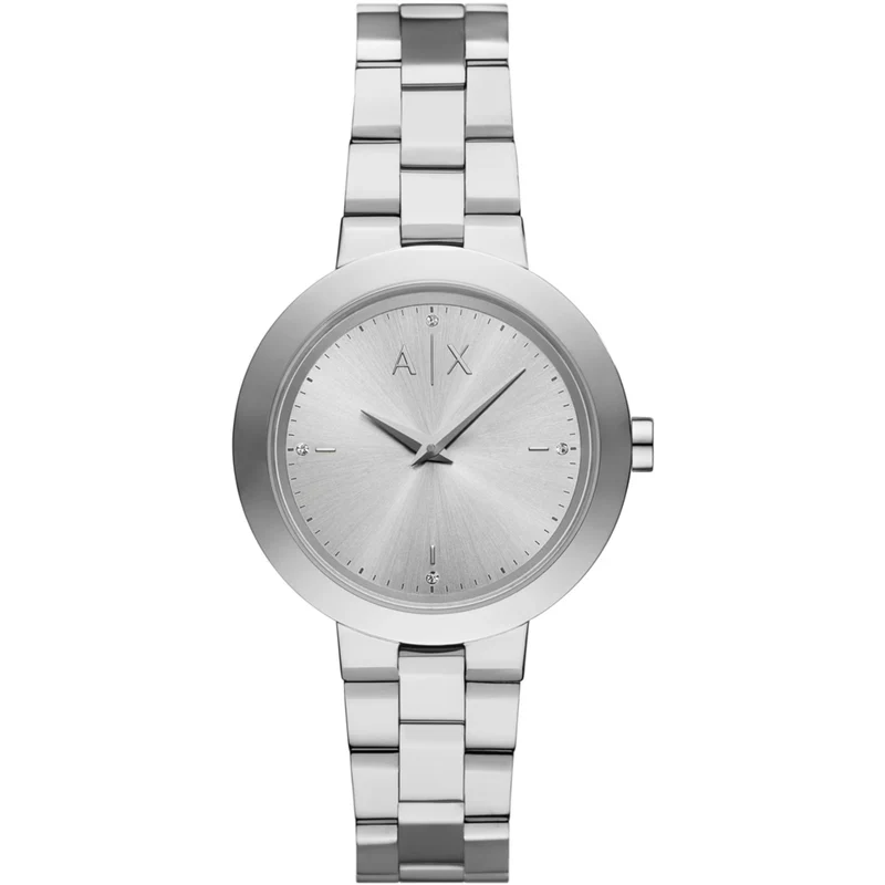 Armani Exchange Jackie 36mm Silver Dial Steel Ladies Quartz Watch AX5170