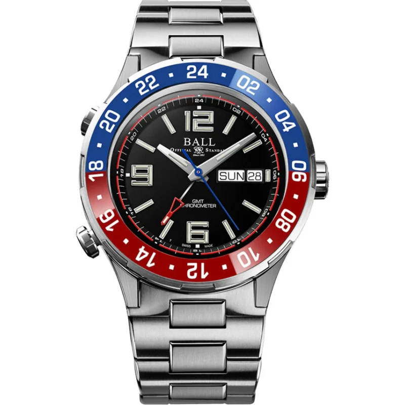 BALL Roadmaster Marine 40mm Titanium Limited Edition Black Dial Steel Mens Watch DG3030B-S4C-BK