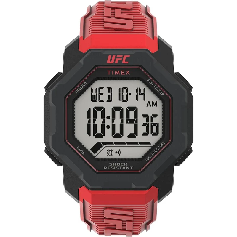 Timex UFC 49mm Digital Rubber Mens Quartz Watch TW2V88200