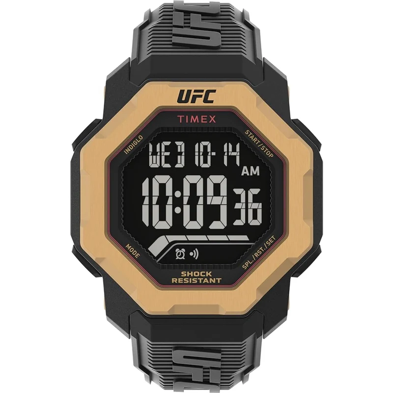 Timex UFC 48mm Digital Silicone Mens Quartz Watch TW2V89000