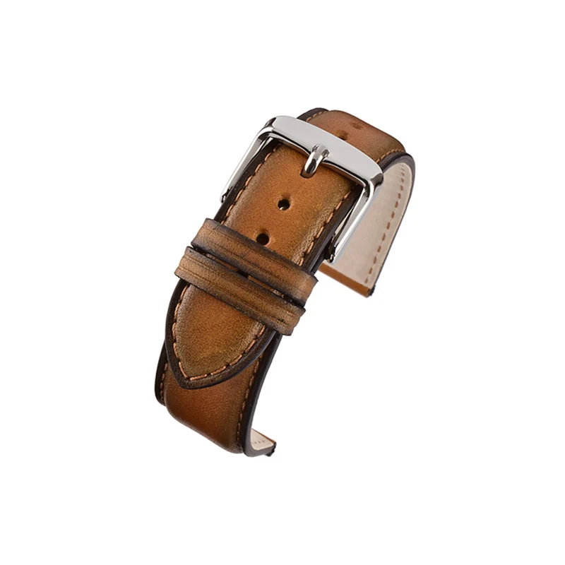 LBS L.Brown Vintage Hand Finished Watch Strap WH961/18