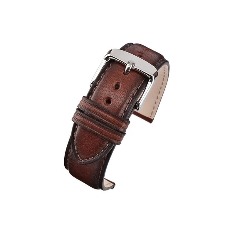 LBS D.Brown Vintage Hand Finished Watch Strap WH965/20