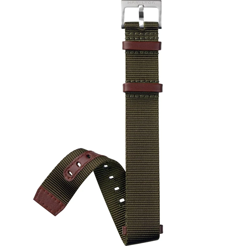 Hamilton Khaki Field Green NATO Textile Standard Watch Strap H600694102