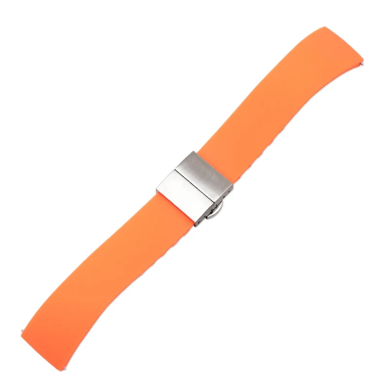 LBS Orange Premium Silicone Cut-to-Size QR Watch Strap 909/20