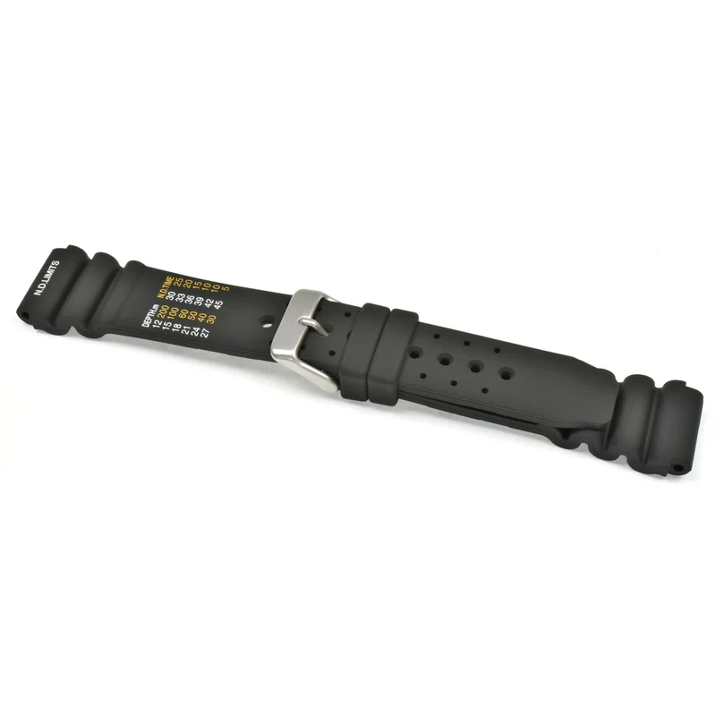 LBS Black Polyurethane ND Limits Watch Strap 8501/20
